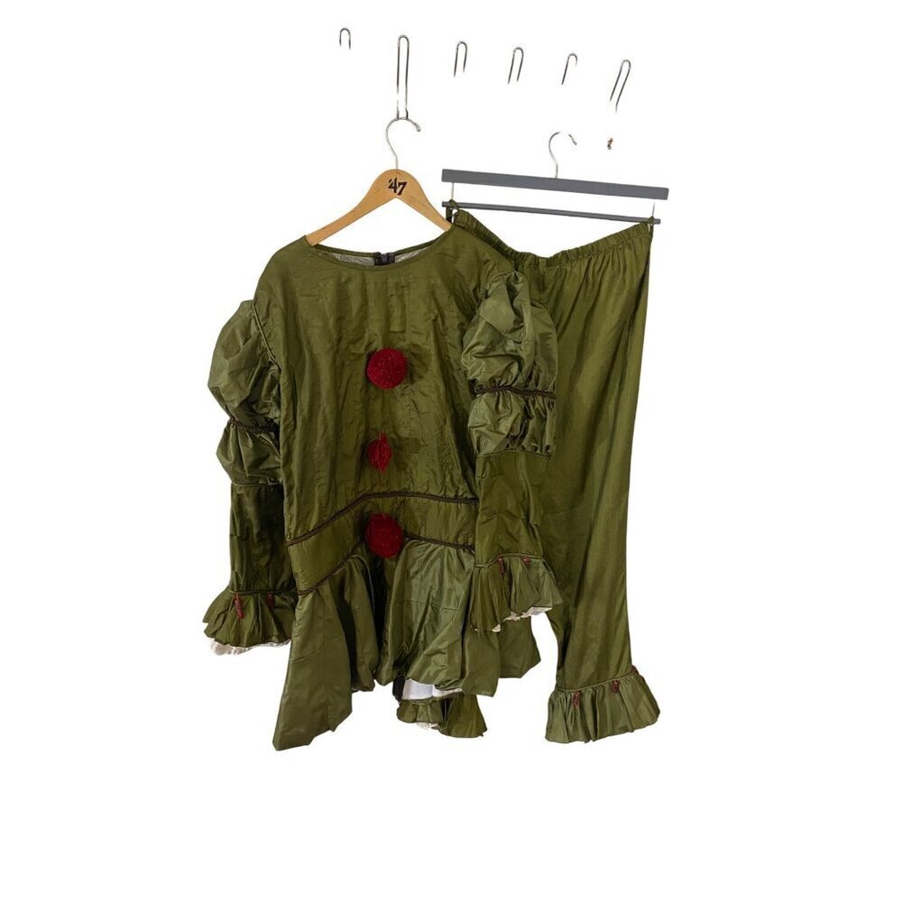 Unbranded Pennywise Green Cosplay Two Piece Costume Set - Med/Large